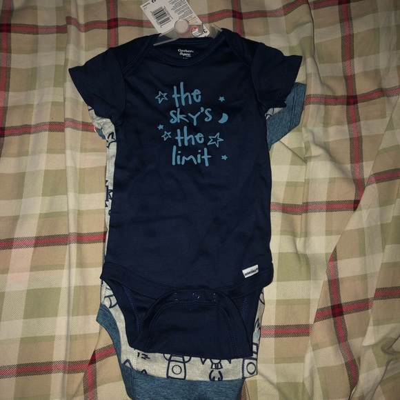 Three Gerber onesies. Size 3-9 months. Brand NWT - Picture 2 of 2